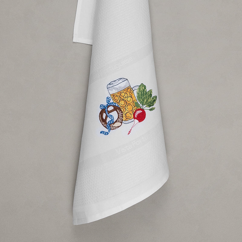Geschirrtuch Oktoberfest, weiß