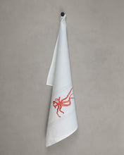Load image into Gallery viewer, Octopus tea towel, white
