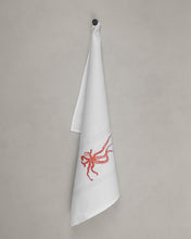 Load image into Gallery viewer, Octopus tea towel, white
