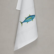 Load image into Gallery viewer, Tea towel tuna, white
