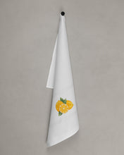 Load image into Gallery viewer, Tea towel lemon, white
