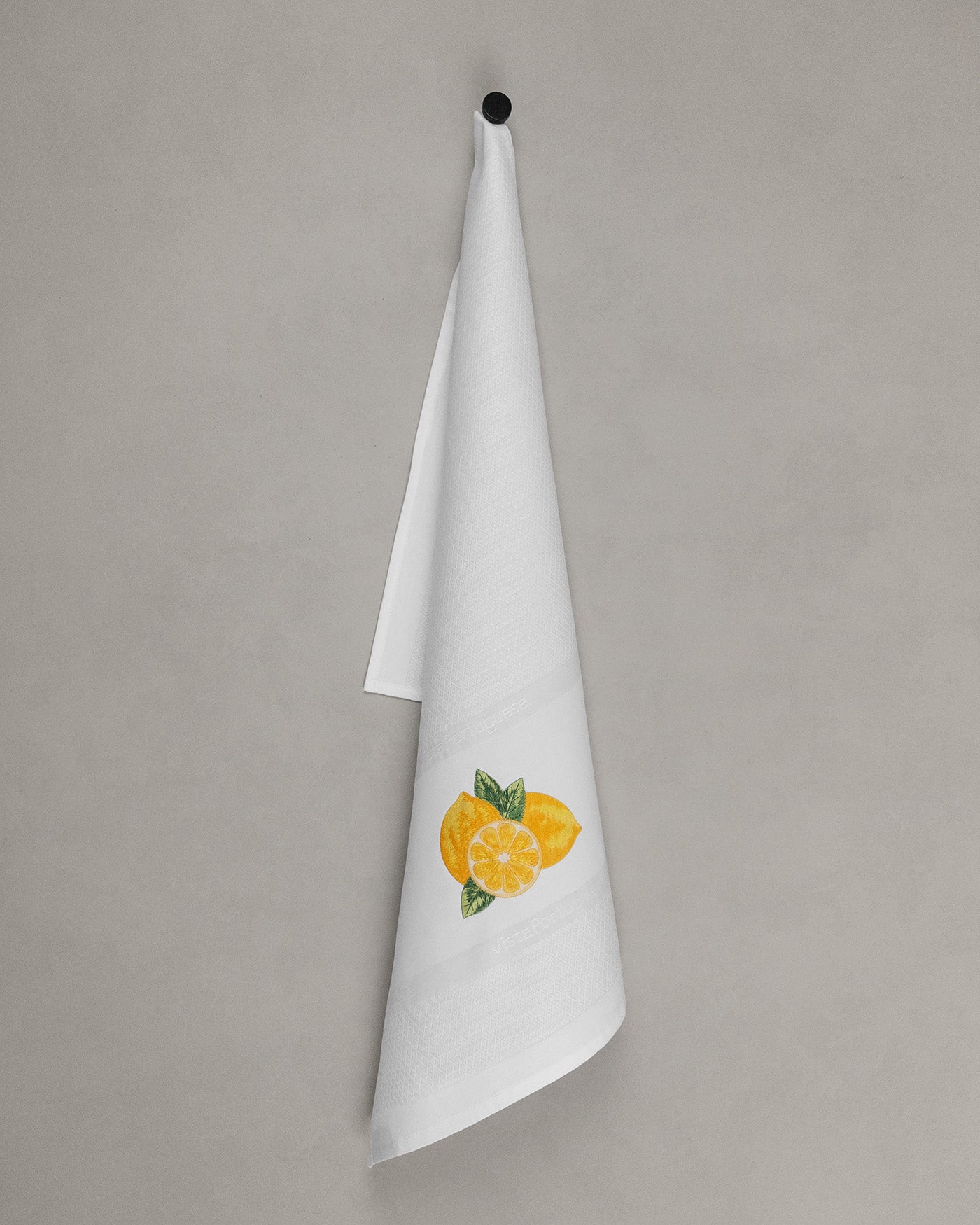 Coucke Geschirrtuch Zitronenschale 50x75 Cm | Bedruckt, Baumwolle-Leinen-Mix