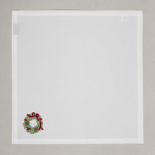 Lade das Bild in den Galerie-Viewer, Serviette Adventskranz, weiß
