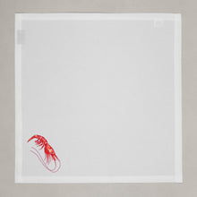 Lade das Bild in den Galerie-Viewer, Serviette Garnele, weiß
