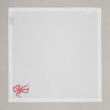 Lade das Bild in den Galerie-Viewer, Serviette Oktopus, weiß
