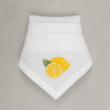 Lade das Bild in den Galerie-Viewer, Serviette Zitrone, weiß
