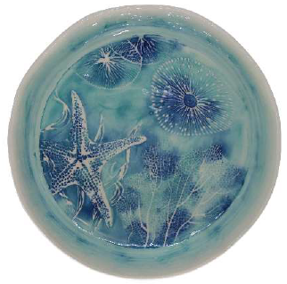 Recife Serving Plate turquoise