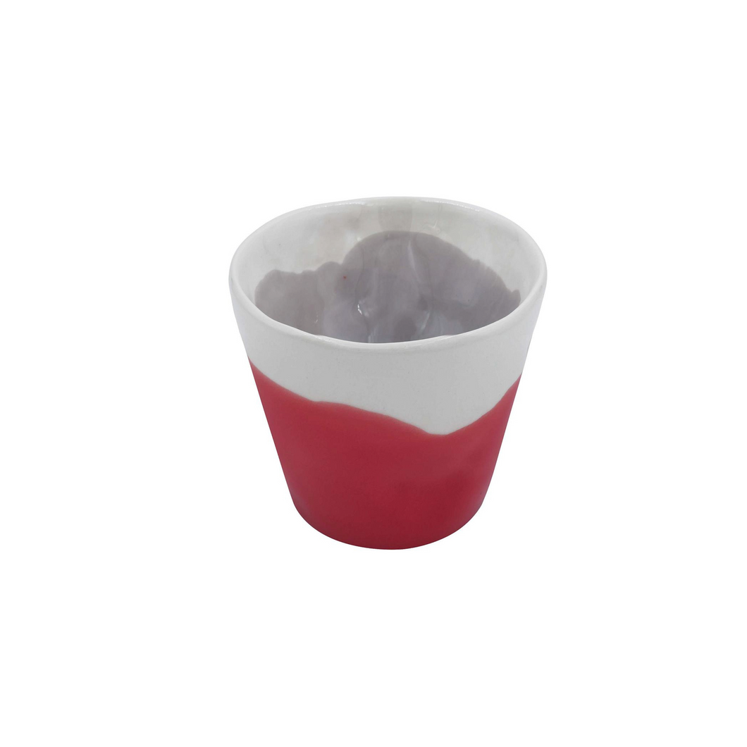 Color Coffee Cup Red/Grey