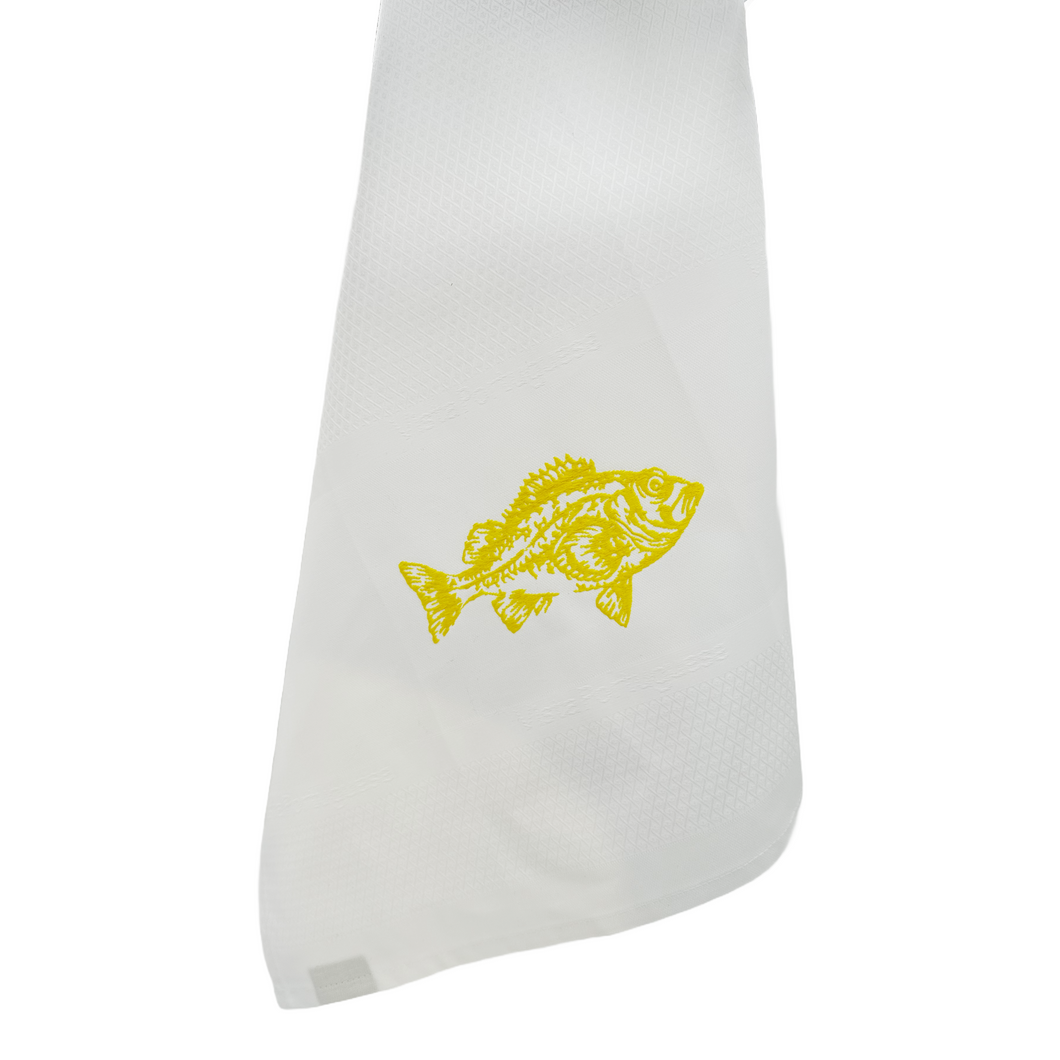 Geschirrtuch Colorfish Gelb, Weiß