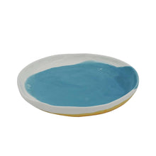 Lade das Bild in den Galerie-Viewer, Color Dessert Plate Yellow/Blue
