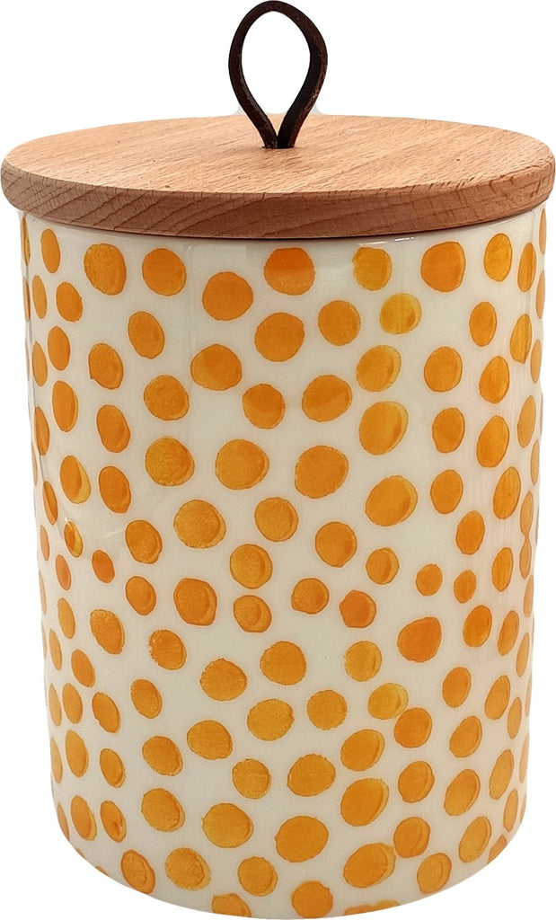 Multicolor Graphics Canister M - Dots yellow
