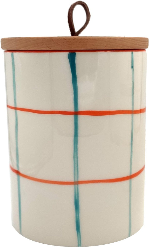 Multicolor Graphics Canister M - Square white