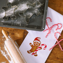 Lade das Bild in den Galerie-Viewer, Geschirrtuch Lebkuchenmann, weiß
