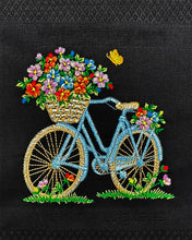 Lade das Bild in den Galerie-Viewer, Geschirrtuch Fahrrad, schwarz
