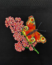 Lade das Bild in den Galerie-Viewer, Geschirrtuch Schmetterling, schwarz
