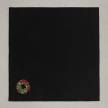 Lade das Bild in den Galerie-Viewer, Serviette Adventskranz, schwarz
