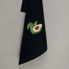 Lade das Bild in den Galerie-Viewer, Geschirrtuch Avocado, schwarz
