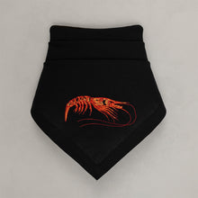 Lade das Bild in den Galerie-Viewer, Serviette Garnele, schwarz
