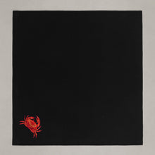 Lade das Bild in den Galerie-Viewer, Serviette Krabbe, schwarz
