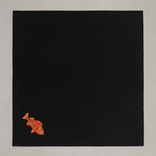 Lade das Bild in den Galerie-Viewer, Serviette Rotbarsch, schwarz
