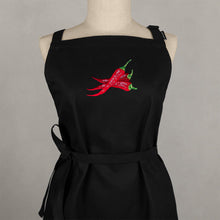 Lade das Bild in den Galerie-Viewer, Schürze Chili, schwarz
