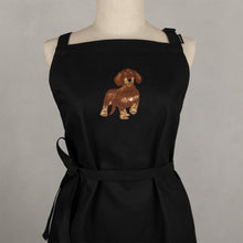 Lade das Bild in den Galerie-Viewer, Schürze Dackel, schwarz
