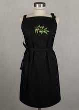 Lade das Bild in den Galerie-Viewer, Schürze Olive, schwarz
