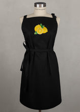 Lade das Bild in den Galerie-Viewer, Schürze Zitrone, schwarz
