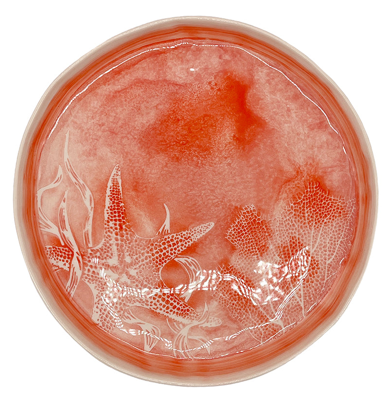 Recife Dinner Plate coral