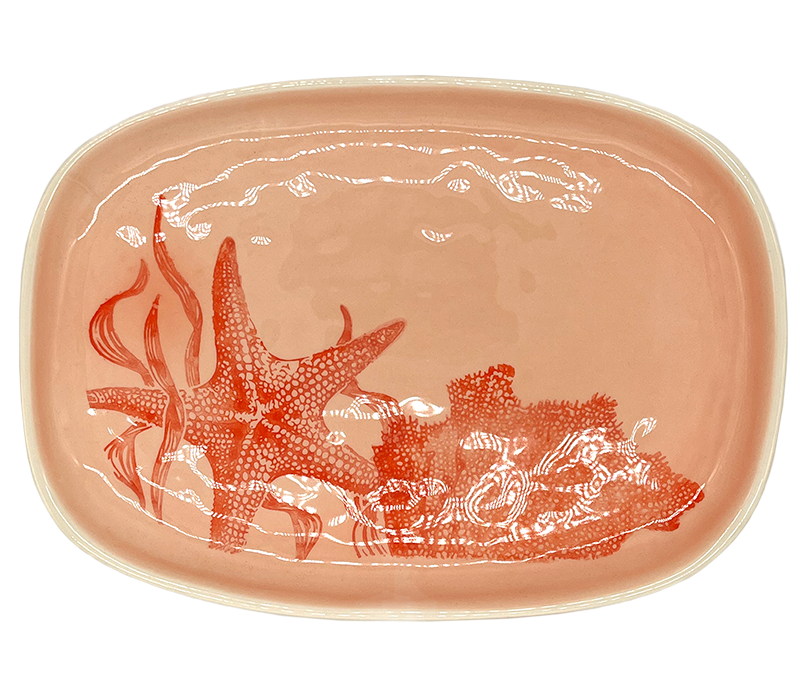 Recife Serving Platter coral