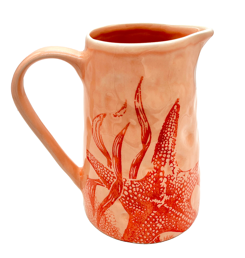 Recife Pitcher L coral