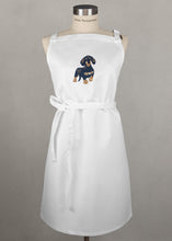 Lade das Bild in den Galerie-Viewer, Schürze Dackel, weiß
