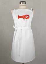 Lade das Bild in den Galerie-Viewer, Schürze Hummer, weiß
