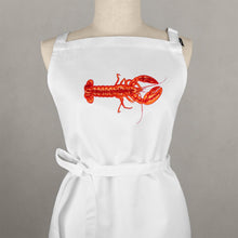 Lade das Bild in den Galerie-Viewer, Schürze Hummer, weiß
