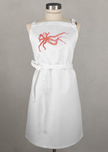 Lade das Bild in den Galerie-Viewer, Schürze Oktopus, weiß
