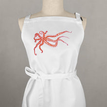 Lade das Bild in den Galerie-Viewer, Schürze Oktopus, weiß
