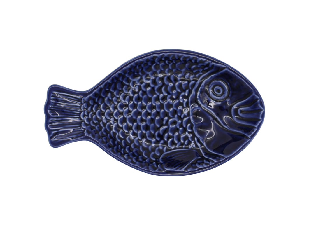 Fischplatte Cobaltblau klein
