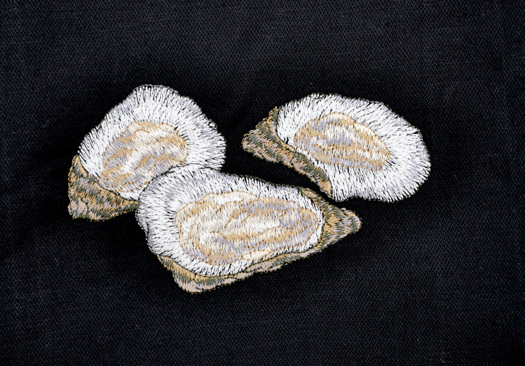 Schürze Oysters, schwarz