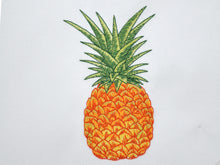 Lade das Bild in den Galerie-Viewer, Geschirrtuch Ananas, weiß

